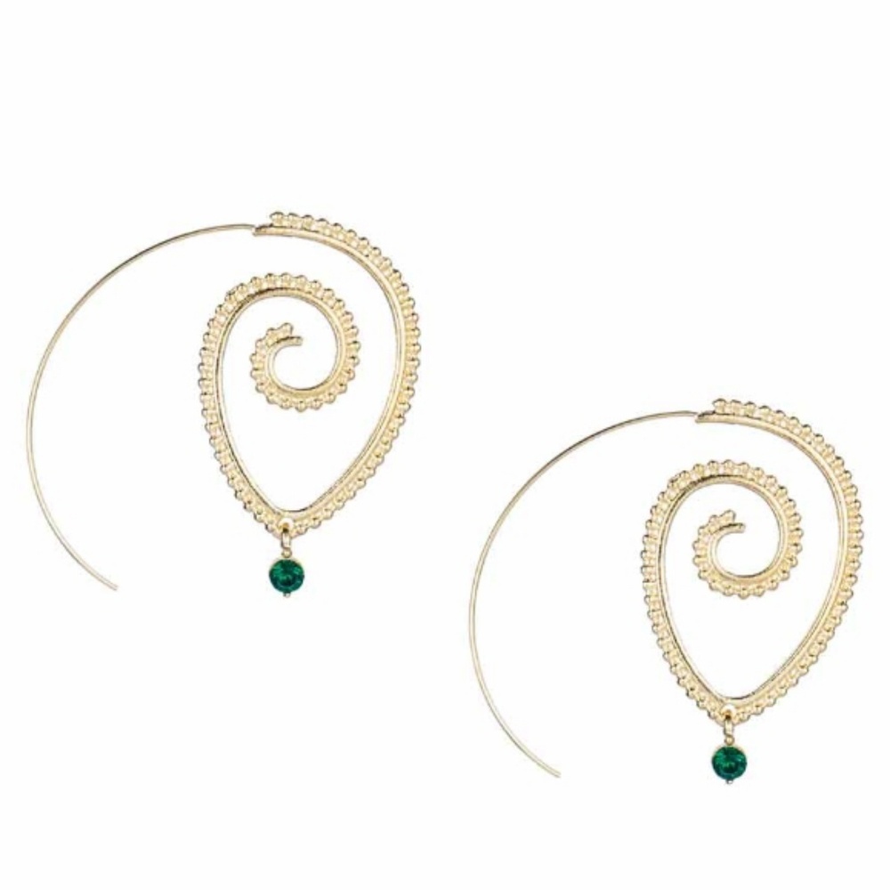 Gypsy Boho Fun Fashion Lightweight Earrings Gem - Picture 2 of 6